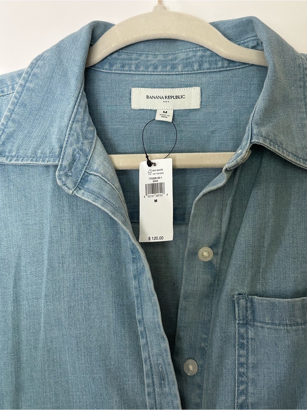 Banana Republic denim Dress - Casual Button-Down shirt dress - Picture 5 of 6